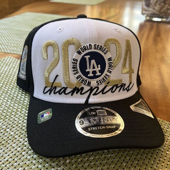 Los Angeles Dodgers New Era 2024 World Series Champions 9SEVENTY LOCKER ROOM Hat - Picture 1 of 4